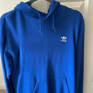 Blue adidas hoodie